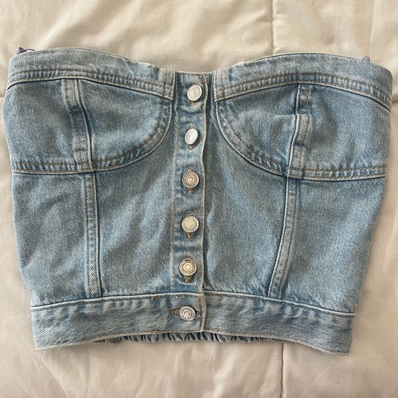 Zara Tops - Zara denim tube top